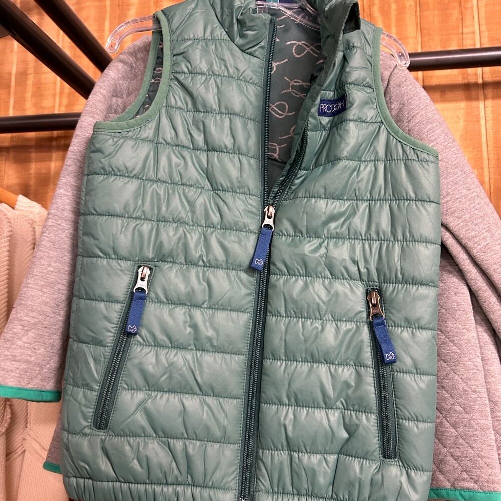 Prodoh Green Puffer Vest, NWT